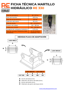 Martillo Hidráulico para Excavadora RE330 - Imagen 2